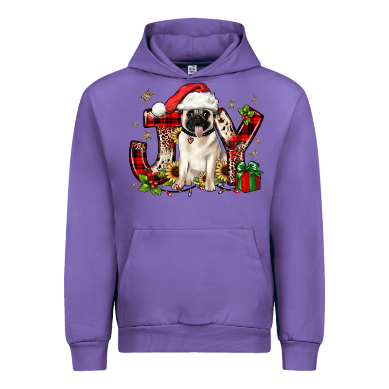 Christmas Joy Pug Urban Hoodie by JahusDesignShop | Teevron
