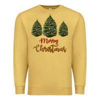 Antique Gold merry christmas trees Premium Sweatshirt - RanaPortraitStore