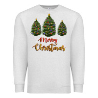Oatmeal Heather merry christmas trees Premium Sweatshirt - RanaPortraitStore