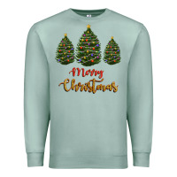 Seafoam merry christmas trees Premium Sweatshirt - RanaPortraitStore
