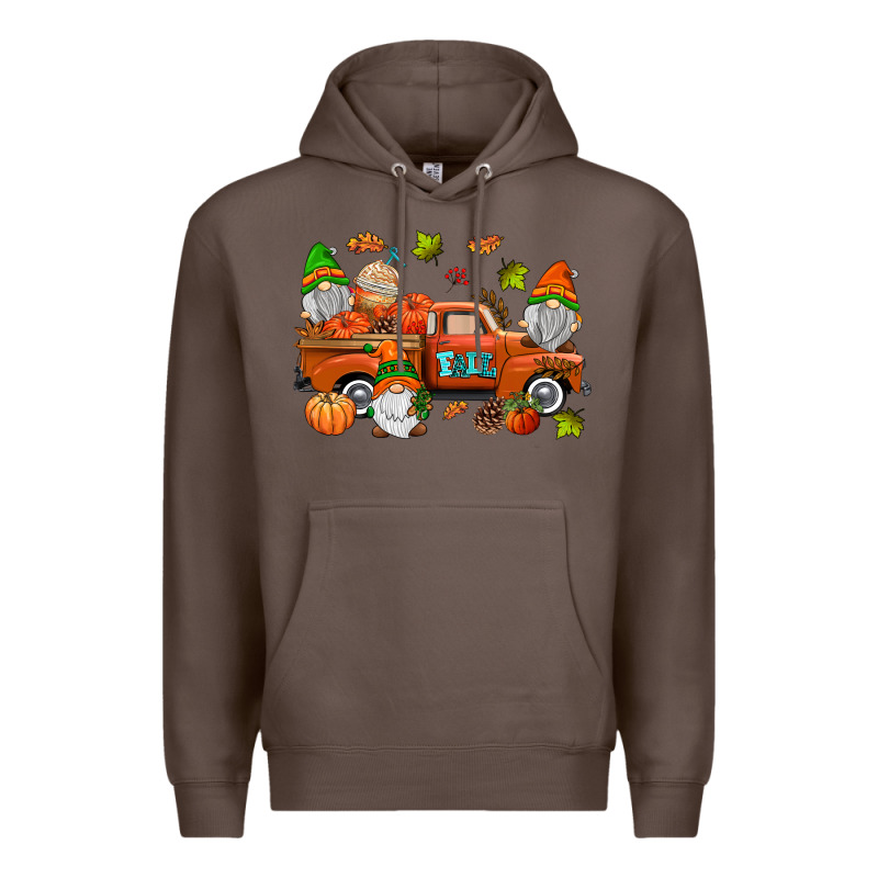 Fall Gnomes Truck Premium Hoodie by AdoDesignShop | Teevron