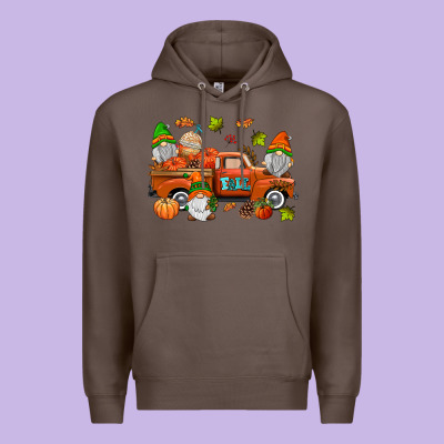 Fall Gnomes Truck Premium Hoodie Designed By Adodesignshop