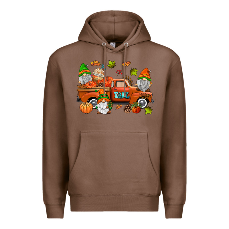Fall Gnomes Truck Premium Hoodie by AdoDesignShop | Teevron