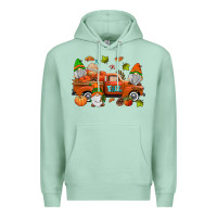 Seafoam fall gnomes truck Premium Hoodie - AdoDesignShop