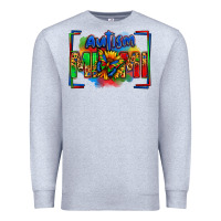 Heather Grey autism mimi Premium Sweatshirt - Zillion Design Studio