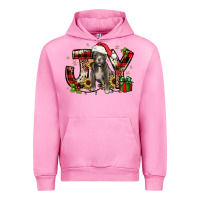 Fuchsia Pink Christmas joy pitbull Urban Hoodie - JahusDesignShop