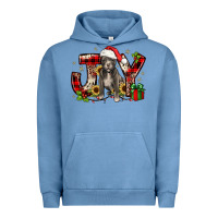 Pigment Pebble Blue Christmas joy pitbull Urban Hoodie - JahusDesignShop