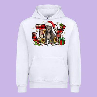 Christmas Joy Pitbull Urban Hoodie Designed By Jahusdesignshop