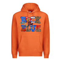 Carrot back the blue Premium Hoodie - AdoDesignShop