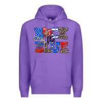 Purple back the blue Premium Hoodie - AdoDesignShop