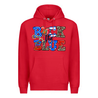 Red back the blue Premium Hoodie - AdoDesignShop
