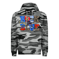 Slate Camo back the blue Premium Hoodie - AdoDesignShop