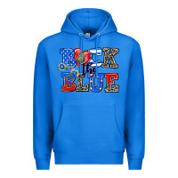 True Royal back the blue Premium Hoodie - AdoDesignShop