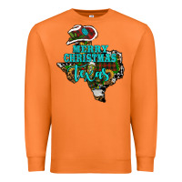 Carrot Merry Christmas Texas Map Premium Sweatshirt - RanaPortraitStore
