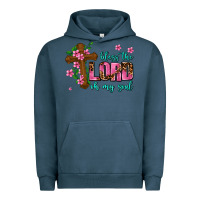 Pigment Midnight Navy bless the lord oh my soul Urban Hoodie - AdoDesignShop
