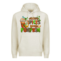 Oatmeal Heather whatever spices your pumpkin Premium Hoodie - AdoDesignShop