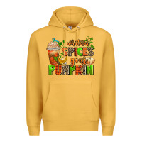 Mustard whatever spices your pumpkin Premium Hoodie - AdoDesignShop
