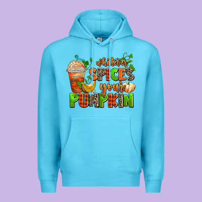 Whatever Spices Your Pumpkin Premium Hoodie Designed By Adodesignshop