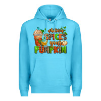 Ocean Blue whatever spices your pumpkin Premium Hoodie - AdoDesignShop