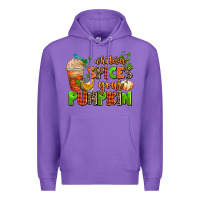 Purple whatever spices your pumpkin Premium Hoodie - AdoDesignShop