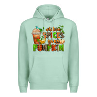 Seafoam whatever spices your pumpkin Premium Hoodie - AdoDesignShop