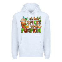 White whatever spices your pumpkin Premium Hoodie - AdoDesignShop