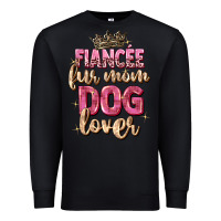 Black fiancée fur mom dog lover Premium Sweatshirt - Zillion Design Studio