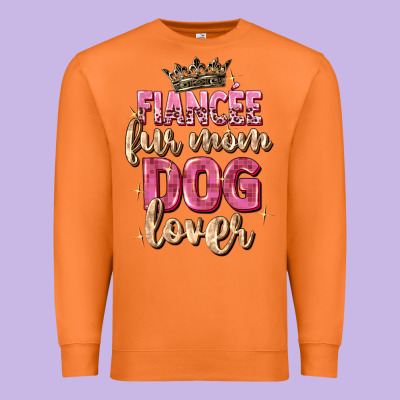 Fiancée Fur Mom Dog Lover Premium Sweatshirt Designed By Zillion Design Studio