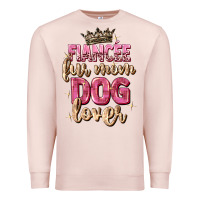 Pale Pink fiancée fur mom dog lover Premium Sweatshirt - Zillion Design Studio