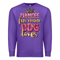 Purple fiancée fur mom dog lover Premium Sweatshirt - Zillion Design Studio
