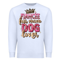 White fiancée fur mom dog lover Premium Sweatshirt - Zillion Design Studio