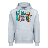 Heather Grey be the light Urban Hoodie - AdoDesignShop