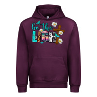 Mauve Wine be the light Urban Hoodie - AdoDesignShop