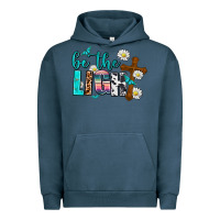 Pigment Midnight Navy be the light Urban Hoodie - AdoDesignShop