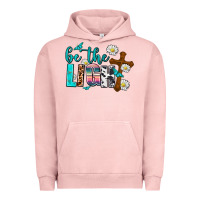 Pigment Salmon be the light Urban Hoodie - AdoDesignShop