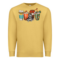 Antique Gold alaskan husky dog coffee cups Premium Sweatshirt - texasbilliewilder