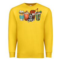 Lemon alaskan husky dog coffee cups Premium Sweatshirt - texasbilliewilder
