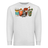 Oatmeal Heather alaskan husky dog coffee cups Premium Sweatshirt - texasbilliewilder