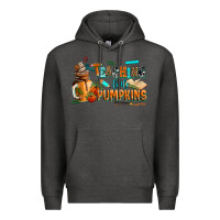 Charcoal Heather teaching little pumpkins Premium Hoodie - AdoDesignShop