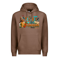 Chestnut teaching little pumpkins Premium Hoodie - AdoDesignShop