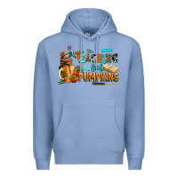 Colony Blue teaching little pumpkins Premium Hoodie - AdoDesignShop