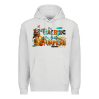Dove Grey teaching little pumpkins Premium Hoodie - AdoDesignShop