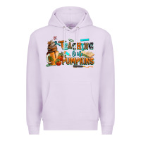 Lilac teaching little pumpkins Premium Hoodie - AdoDesignShop