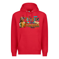 Red teaching little pumpkins Premium Hoodie - AdoDesignShop