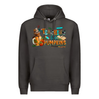 Smoke teaching little pumpkins Premium Hoodie - AdoDesignShop