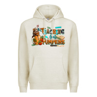 Oatmeal Heather teaching little pumpkins Premium Hoodie - AdoDesignShop