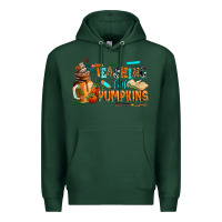 Sports Green teaching little pumpkins Premium Hoodie - AdoDesignShop