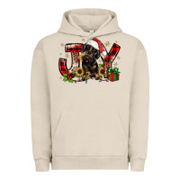 Pigment French Oak christmas joy dachshund Urban Hoodie - JahusDesignShop
