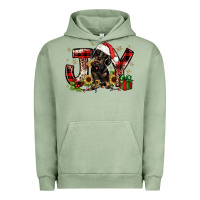 Pigment Oil Green christmas joy dachshund Urban Hoodie - JahusDesignShop