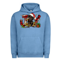 Pigment Pebble Blue christmas joy dachshund Urban Hoodie - JahusDesignShop